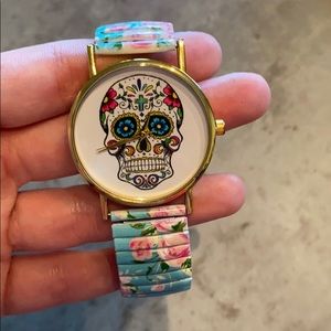 Sugar Skull Bracelet Watch